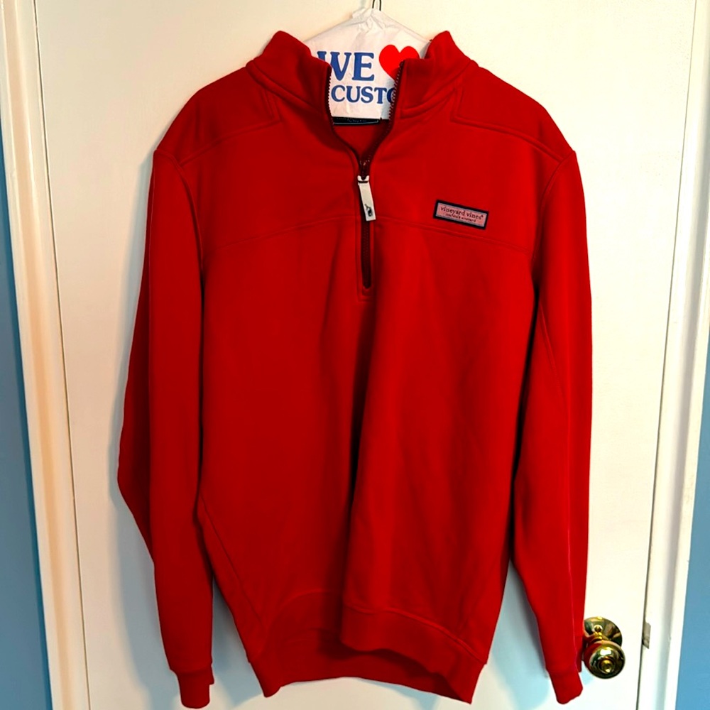 Vineyard Vines Quarter Zip Sweater Medium